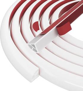 Cwbst-003 Conwang Flexible Quarter Round Molding Bendable Trim Peel And 472inch White