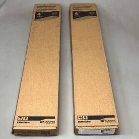 11867348 Cooper Lighting Solutions 2 Pack Surface Commercial Wraparound 120-277v 4ft