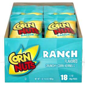 00019-0 Corn Nuts Ranch Crunchy Kernels 1.7 Oz. 18 Pk. Free Shipping