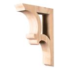 Corv-rw Wood Corbels Solid Arts And Crafts Corbel Rubberwood 843512014611
