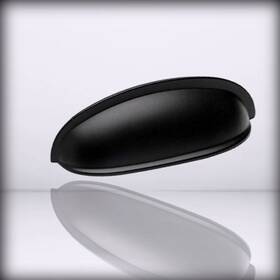7712fb Cosmas 20 Pack Flat Black Cabinet Hardware Bin Cup Drawer Handle Pull