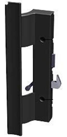 Cr Laurence 060829586246 Crl Black Plastic Hook - Style Surface Mount Handle V320