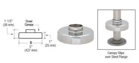 Cr Laurence 341216105920 Crl Hr20xcps Polished Stainless Canopy For 2 Inch Tubing