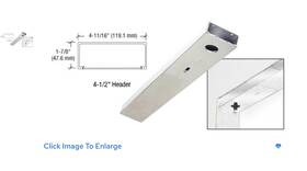Cr Laurence 351552038417 Crl Dchpss Polished Stainless 4-1/2 Inch X 36 Single Door Header