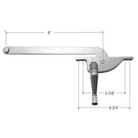 5009rhal Cr Laurence C.r. Crl Aluminum 9 Inch Right Hand Teardrop Series Casement Wind