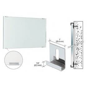778b Cr Laurence Crl Dallas Mirror Clips For 5/16 Inch - Package