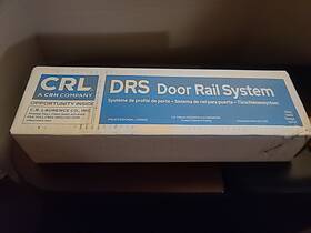 Crl8010cpdu Cr Laurence New Crl Bronze Drs Door Rail System - Cover Plate O/h Closer Quantity 10