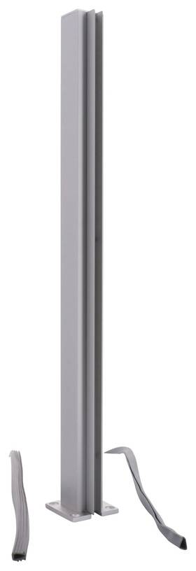 D990a18e Cr Laurence Crl Satin Anodized Standard 18 Inch End Partition Post By