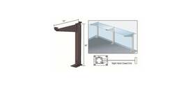 D995durhce Cr Laurence Duranodic Bronze 18 Inch High Right Hand Closed End Design Series Partition Post W D995durhce Cr Laurence Duranodic Bronze 18 Inch High Right Hand Closed End Design Series Partition Post W