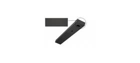 Dch4ecbl Cr Laurence Crl Black Powder Coated End Cap For 1-3/4 Inch X 4 Headers