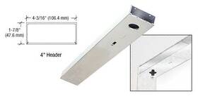 Dch4pss Cr Laurence C.r. Crl Polished Stainless 4 Inch X 36 Single Door Header