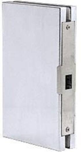 Dlk610ps Cr Laurence C.r. Crl Polished Stainless 6 Inch X 10 Center Lock Glass Keeper