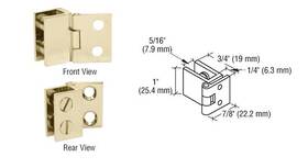 Eh174 Cr Laurence Crl Brass 1 Inch Wall Mount Set Screw Hinge - Pack Of 2
