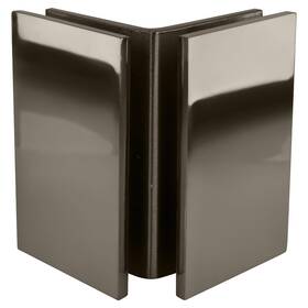 Ge090pn Cr Laurence C.r. Crl Polished Nickel Geneva Series Glass-to-glass Bracket
