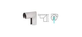Gr207vbs Cr Laurence Brushed Stainless 2 Inch 90 Degree Vertical Corner For 3/4 Glass Cap Railing Gr207vbs Cr Laurence Brushed Stainless 2 Inch 90 Degree Vertical Corner For 3/4 Glass Cap Railing