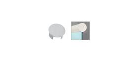 Cr Laurence Gr25ecsa Crl Satin Anodized End Cap For 2-1/2 Inch Railing