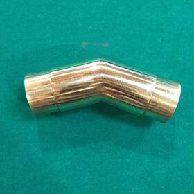 Hr15apb Cr Laurence Crl Polished Brass 147 Degree Flush Angle For 1-1/2 Inch Tubing Handrail