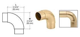Hr15cpb Cr Laurence Crl Polished Brass E.z. Radius 90176 Corner For 1-1/2 Inch 38.1 Mm Tubing