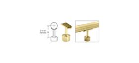 Hr20vspb Cr Laurence Crl Polished Brass Straight Saddle For 2 Inch Tubing