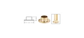 Hr20ypb Cr Laurence Crl Polished Brass Full Flange For 2 Inch Tubing