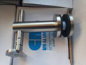 Hr2jgbs Cr Laurence Crl 316 Brushed Stainless Sunset Series Glass Mounted Hand Rail Bracket