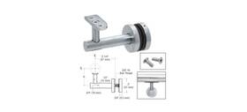 Hr3egma Cr Laurence Mill Aluminum Short Arm Malibu Series Glass Mounted Hand Rail Bracket