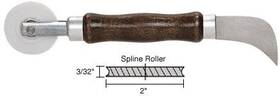 K696 Cr Laurence Crl Combo Steel Spline Roller And Cutter 2 Inch X 3/32 Wheel