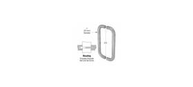 M21651032d Cr Laurence Crl 10 Inch Brushed Stainless Straight Back-to-back Pull Handles