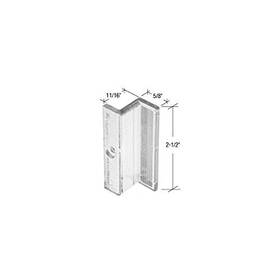 M6220 Cr Laurence Clear Plastic Inch Z Shaped Shower Door Pull Handle - Package