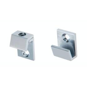 Mc00bn Cr Laurence C.r. Crl Brushed Nickel 5/8 Inch Wide Beveled Mirror Clip Set