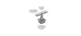 P15sps Cr Laurence Crl Polished Stainless 2 Inch Square Post P-series Swivel Standoff Saddle