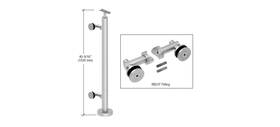 P7ek51bs Cr Laurence Brushed Stainless P7 Series Railing End Post Kit With Rb51f Fittings