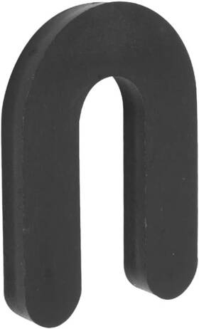 Phs-4 Cr Laurence Black 1/4 Inch X 2 Plastic Horseshoe Shims Pack Of 100