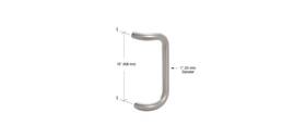 Pr0321116 Cr Laurence Crl Clear Anodized 16 Inch Centerline To Astral Pull Handle