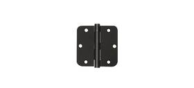 R358d Cr Laurence Crl Black 3-1/2 Inch X Residential Hinge 5/8 Radius Pair