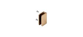 Sa94fbr Cr Laurence Crl Polished Brass 1/4 Inch Top Flat Base Glass Clip