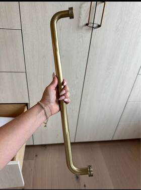 Sdtbs18bbrz Cr Laurence Crl Brushed Bronze 18 Inch Single-sided Towel Bar For Glass