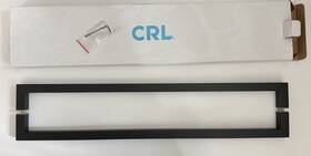 Sq24x24mbl Cr Laurence Crl Matte Black Square Style Back-to-back Towel Bar Inch Sq Series 24