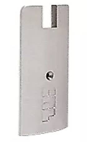 Srec4sbs Cr Laurence Crl Brushed Stainless 4 Inch Square End Cap For Sidelite Rails
