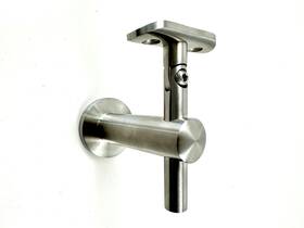 Hr2jwbs Cr Lawrence Crl 316 Brushed Stainless Wall Mounted Hand Rail