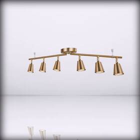 Cr62158mb Craftronos 6 - Light For Track Lighting Kit Matte Brass Finish Foldable And F