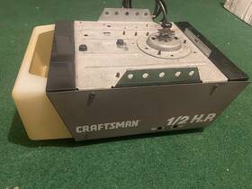 139.53671srt Craftsman Garage Door Opener-used Craftman 1/2 Hp -chain Drive