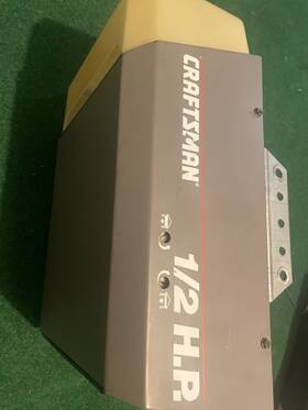 139.53674srt Craftsman Garage Door Opener-used Craftman 1/2 Hp -chain Drive