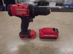 Cmcd700c1 Craftsman V20 Cordless Drill/driver Kit Includes Battery