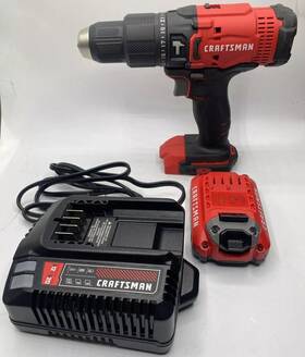 Cmcd711d1 Craftsman New In Unopened Box V20 Cordless Hammer Drill 1/2 Inch Battery And Charger