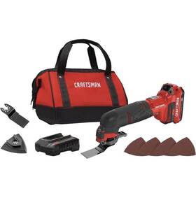 Cmce501d1 Craftsman Us V20 Cordless Oscillating Multi-tool Kit
