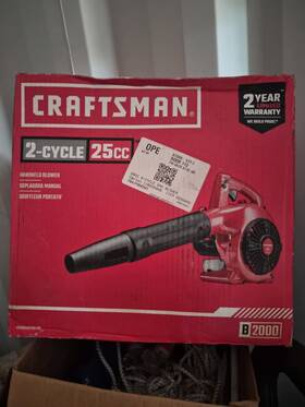 Cmxgaam2020410 Craftsman 2-cycle 25cc Handheld Blower And 42cc 14 Inch Chainsaw Combo