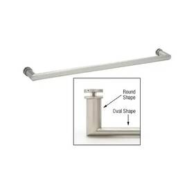0r18ch Crl 18 Inch Chrome Single-sided Oval/round Towel Bar
