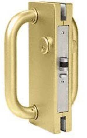 Dl410lpb Crl 550736198829 4 Inch X10 Lh / Rhr Polished Brass Finish Center Lock With Deadlatch