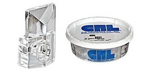 803c Crl 1/8 Inch Square Beveled Clear Plastic Mirror Clip Pack Of 100 By Cr Laurence